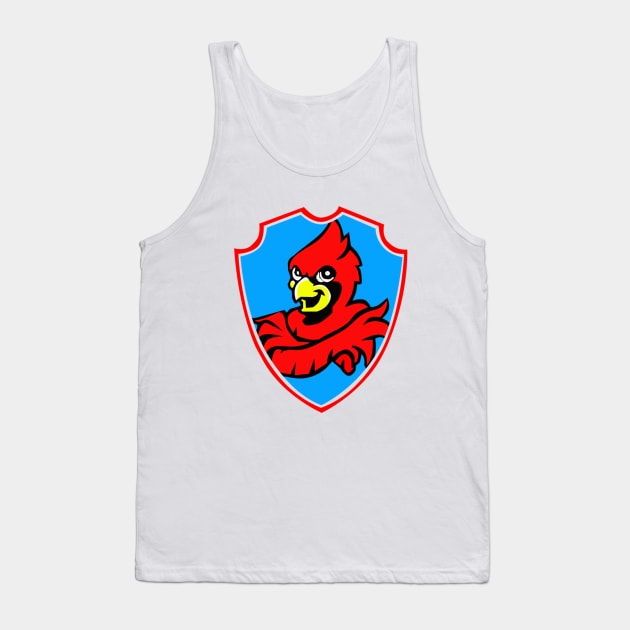 Cardinal Bird Tank Top by vanillaguy